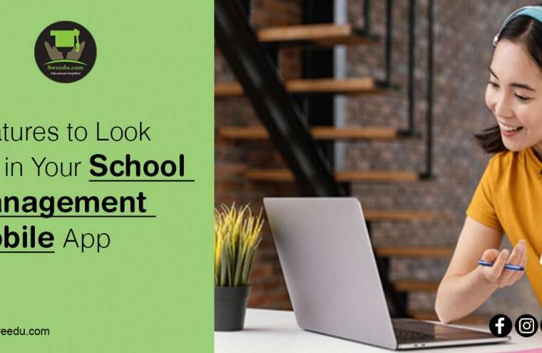 features for school management mobile app