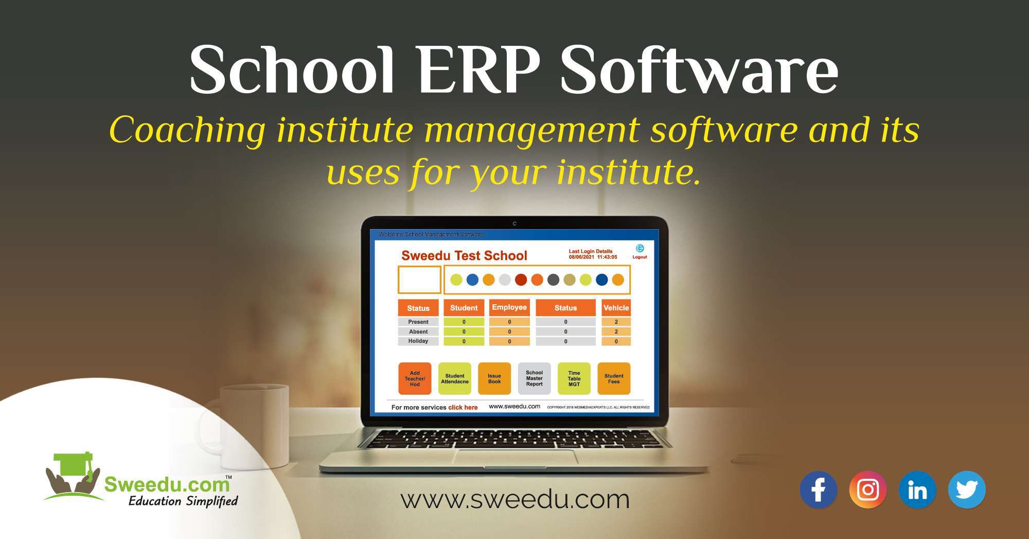 Coaching institute management software