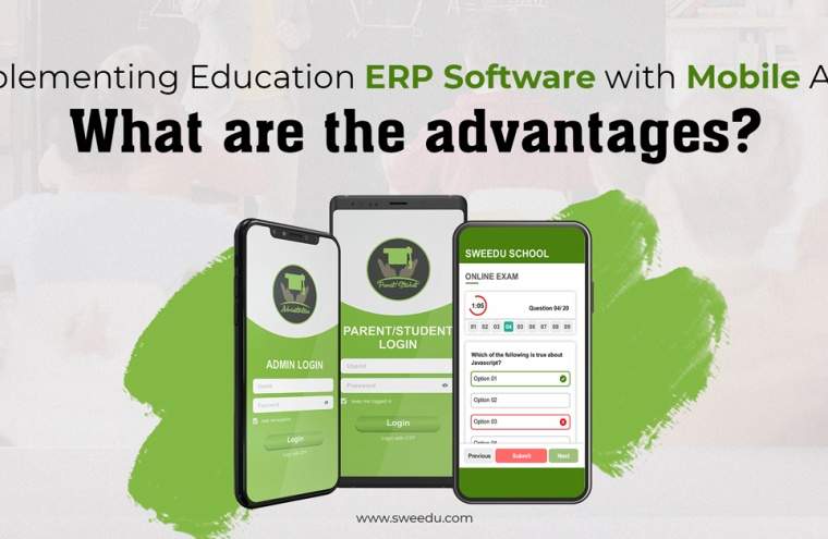 sweedu Education erp software with mobile app